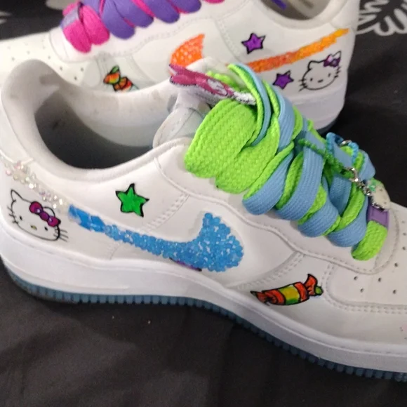 ✨✨NIKE Color Changing AF1's, Customized ✨✨ - Picture 3 of 5